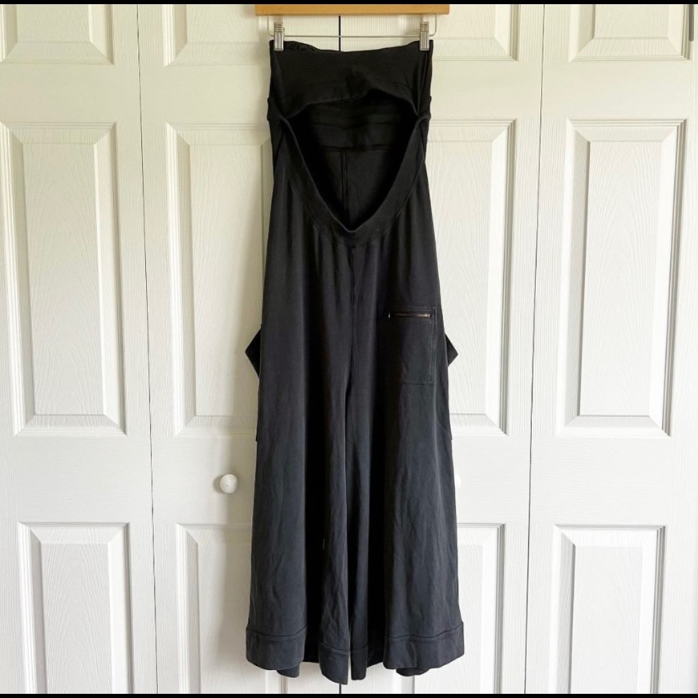 Free People Black Hot Shot Strapless Cutout Jumpsuit Women's Size X-Small XS